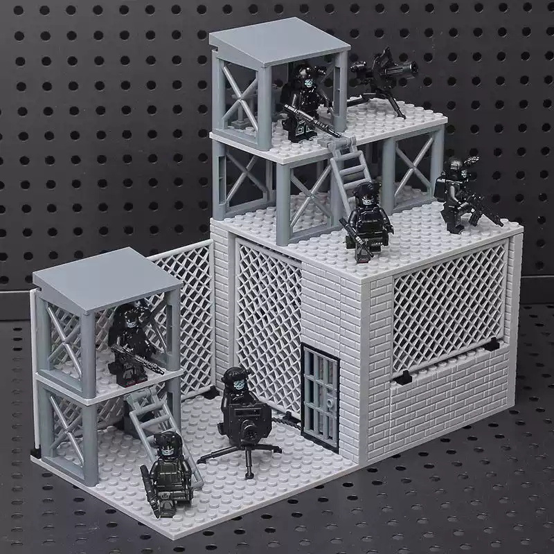 Special Forces Building Blocks Military Minifigures Swat Armed Villain Police Equipment Assembled Educational Toy Building Blocks Minifigures