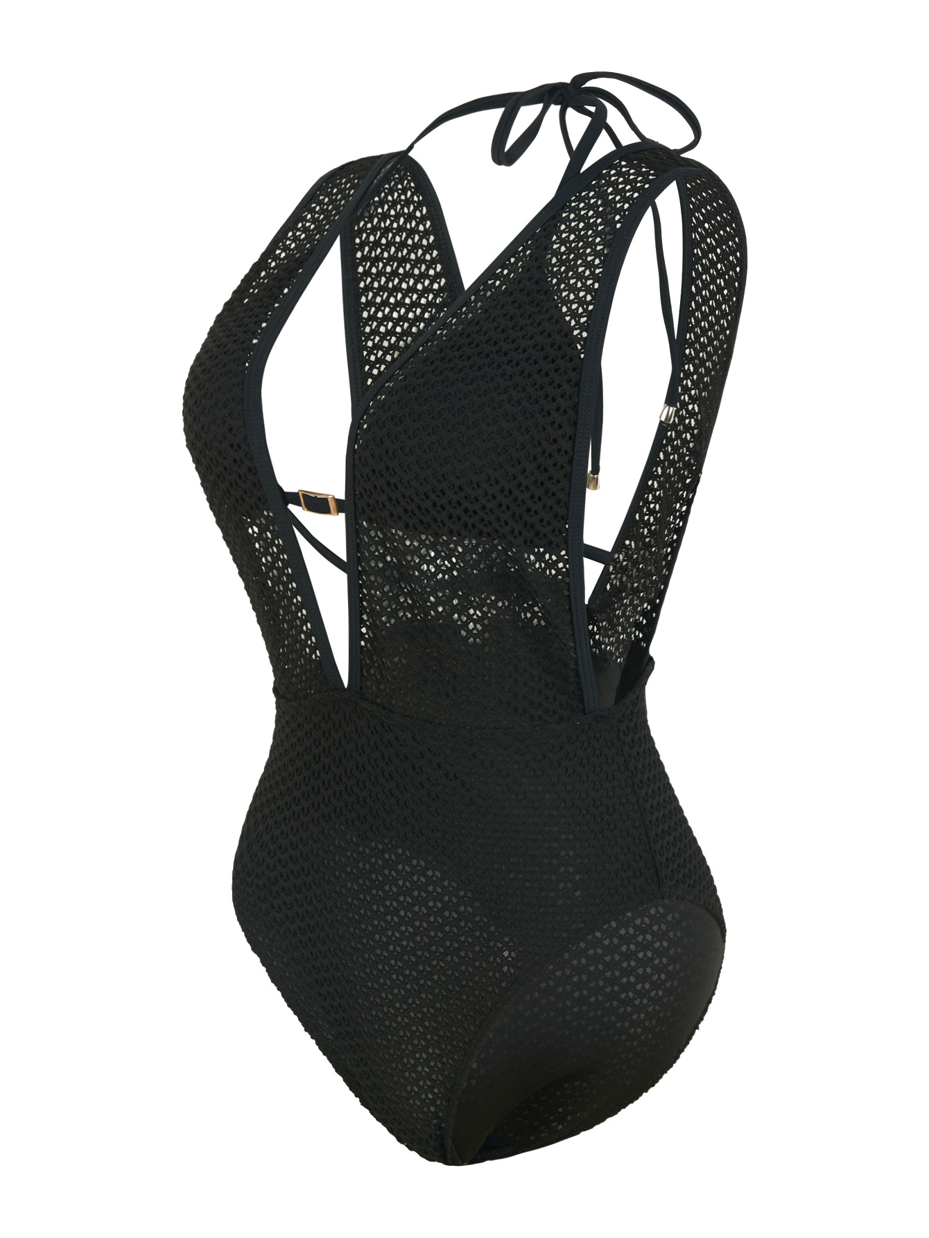 Nuovo stile bikini da donna europeo-americano in rete traspirante e altamente elastico, costume da bagno due pezzi, molto venduto in Russia_voghion.com