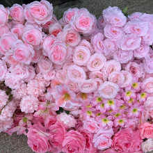 按堆的拍我  仿真花 婚庆居家装饰假花 绢花 多种色系 批发