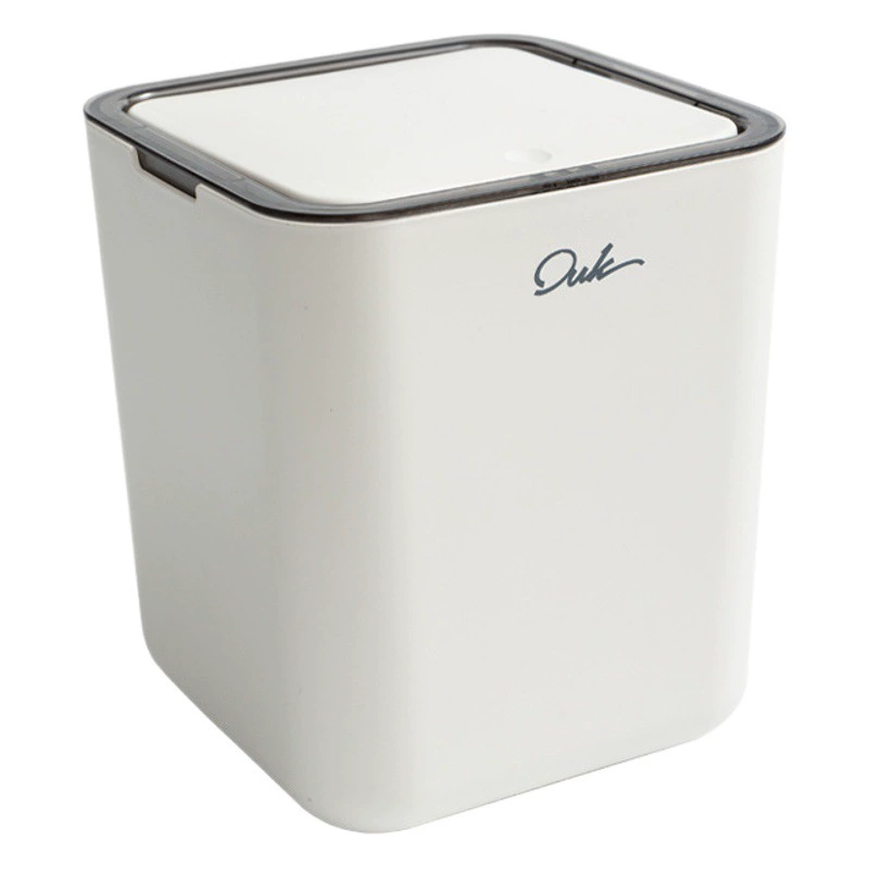 Настольные маленькие мусорные баки с крышкой, квадратное общежитие для спальни, небольшие мусорные баки, домашняя гостиная, чайный столик, мини-мусорное ведро