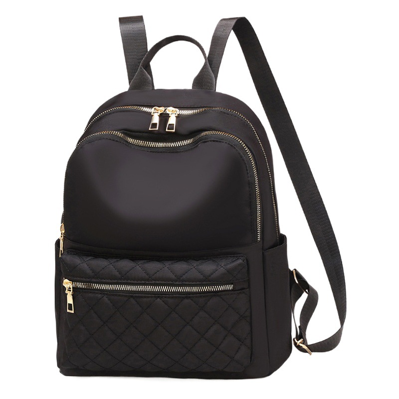 Bolso de las mujeres Oxford tela rombo bordado hilo mochila estilo coreano versátil moda casual mochila estudiante viaje mochila