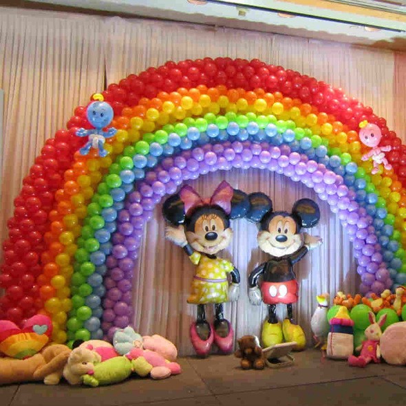 供应福州婚礼气球拱门满月生日气球装饰小气球彩色气球等