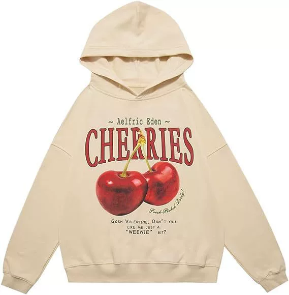 Demi-season Hoody, Retro Hip‑Hop Sweatshirt, Relaxed Fit, Sizes S–XXL