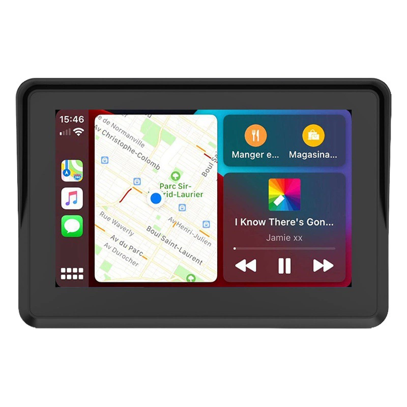 5inch Навигационное устройство для мотоциклов Android Auto Hicar, водонепроницаемое портативное навигационное устройство для транспортных средств, навигация для мотоциклов с Carplay