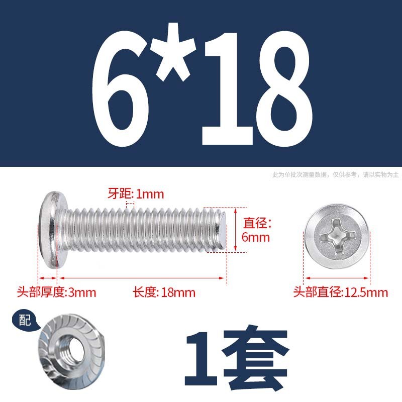 304 クロス平頭フランジネジキャップネジ延長家具ネジネジナットセットナット m6 ネジ|undefined