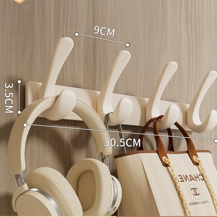 gancho de perforación no perforado tipo pared baño cocina dormitorio puerta de pared percha de ropa fuerte gancho de carga