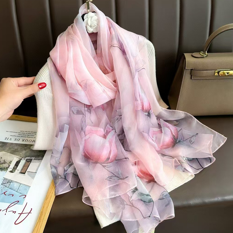 シルクタオル女性2025の新しいマントの外にガーゼタオル三亜海辺のビーチで休暇を過ごすマント