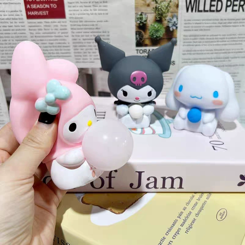 Креативная слизь, мультяшная игрушка, милый брелок-ключница, аксессуар для рюкзака