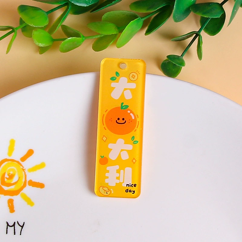 Double-sided acrylic accessories, bag decoration, car keys, accessory