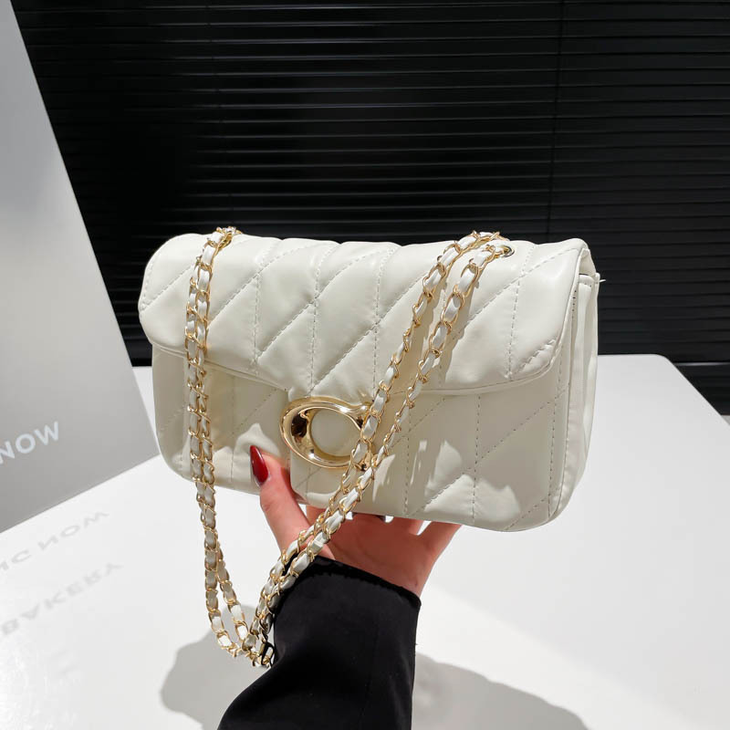 Xiaoxiangfeng バッグレディースバッグ菱形チェーンバッグ 2025 新しいシングルショルダークロスボディバッグ多用途ハイエンド小さな正方形バッグトレンディ|undefined