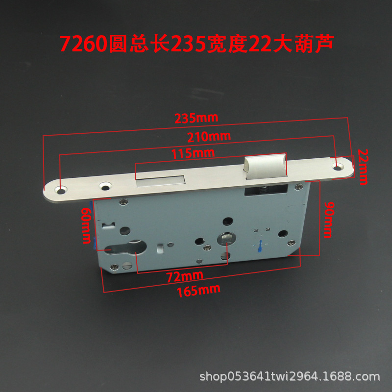 72 ドアロック本体、火災通路、防火・盗難防止木製ドア、携帯電話機械式ドアロック、大型舌錠、ロックアクセサリー分割|undefined