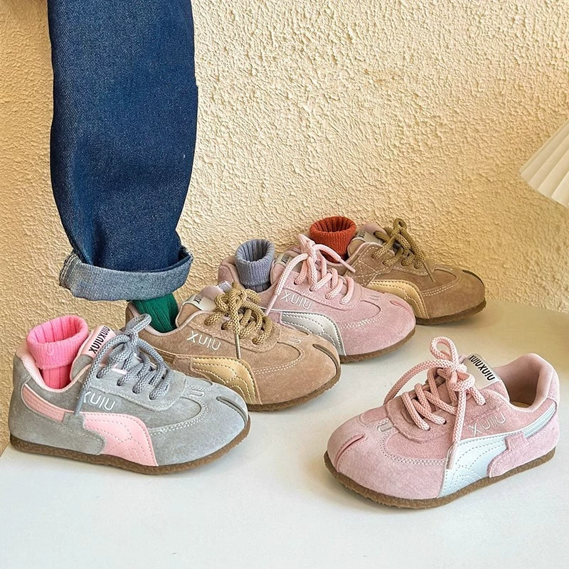 Корейская детская спортивная обувь для девочек Весна и Осень 2025
