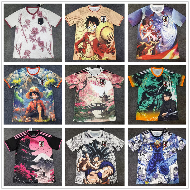 2526S Season Japan Anime Series Anime Football Uniforms Ball Shirts Special Edition Football Green Dragon Samurai Soccer Kit