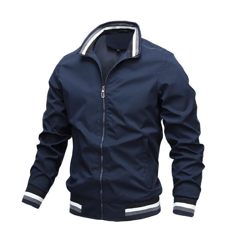 2026 Spring and Autumn Season Zipper Casual Youth Jacket with Side Slit Pockets, Non-Hooded, in Stock