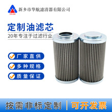 定制金属网油滤芯 69*136 高压泵站滤芯 25um折叠式油滤网