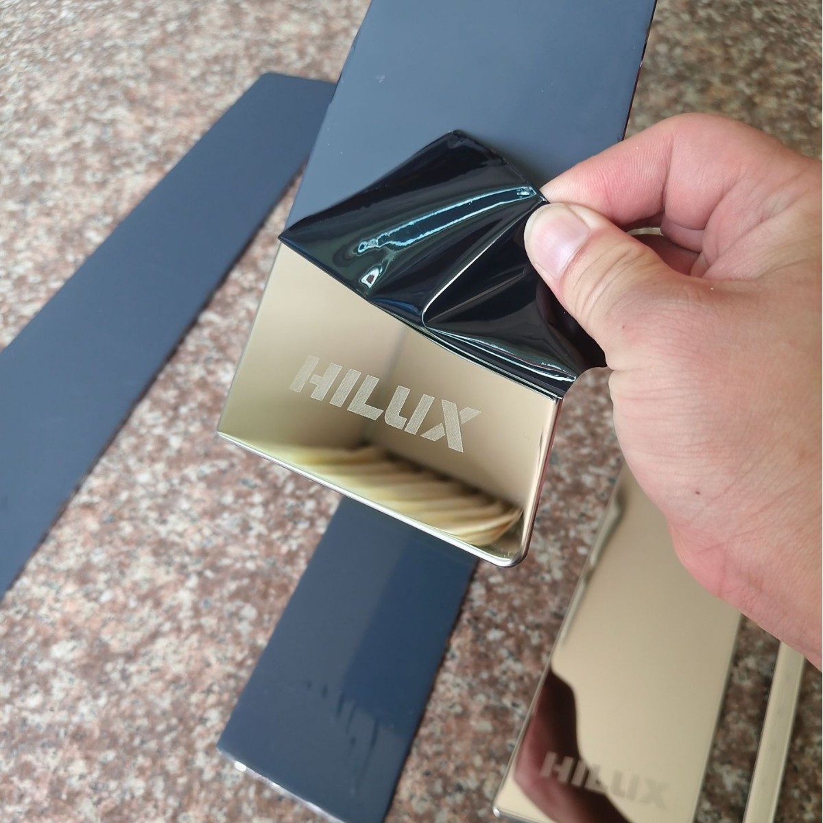 Suitable for 15-26 Toyota Hilux VIGO MK8 Hilux window trim strips and door pillar stickers
