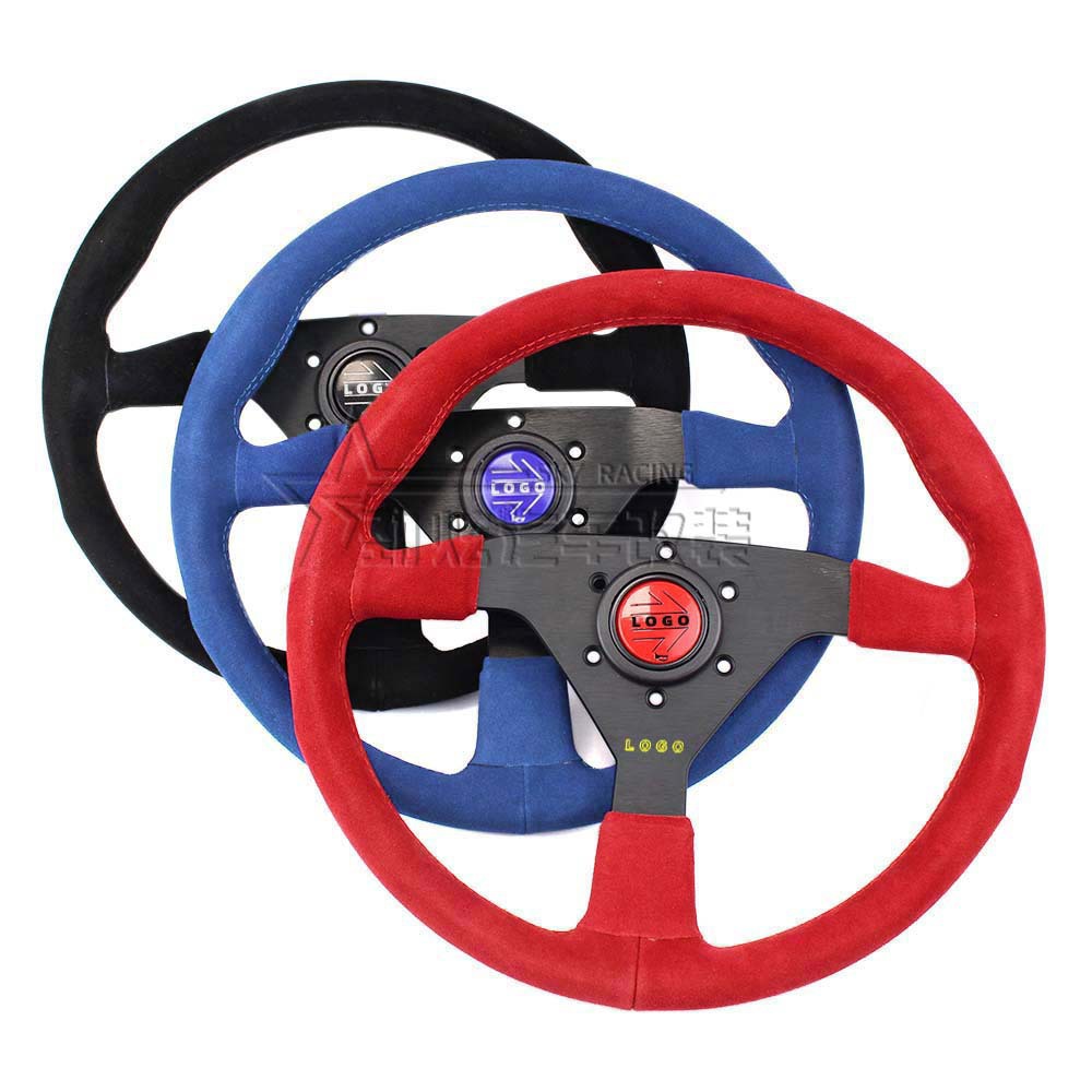Modified matte steering wheel, racing car, game console, 14 inch