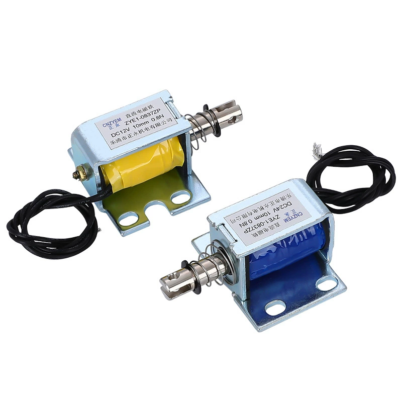 Миниатюрный двухтактный Электромагнит DC6V/12V/24V | Рамный Электромагнит ZYE1-0837ZP