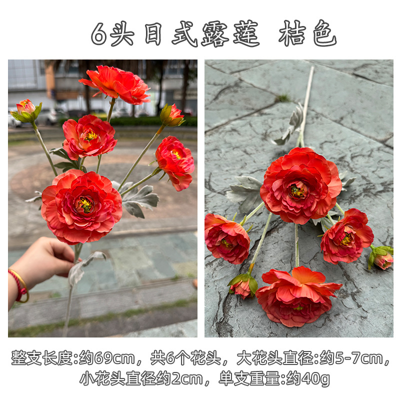 주황색