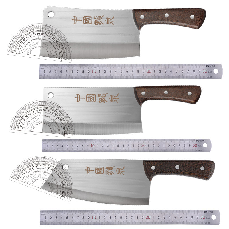 Yangjiang Longquan cocinero conjunto de cuchillo de cocina mujer corte corte cortador de hueso forjado corte casero Longquan forjado cuchillo de cocina
