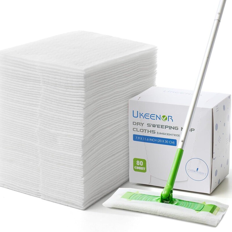 Cross-Border Hot Model Disposable Electrostatic Dust Removal Paper Flat Mop Replacement Cloth Absorbs Dust and Hair Without Dirtying Hands Manufacturer