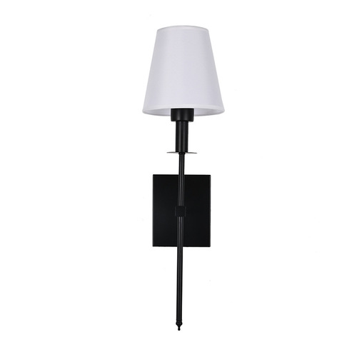 Cross-border new indoor wall lamp bedroom bedside reading lamp hotel wall lamp American minimalist fabric shade wall lamp corridor lamp