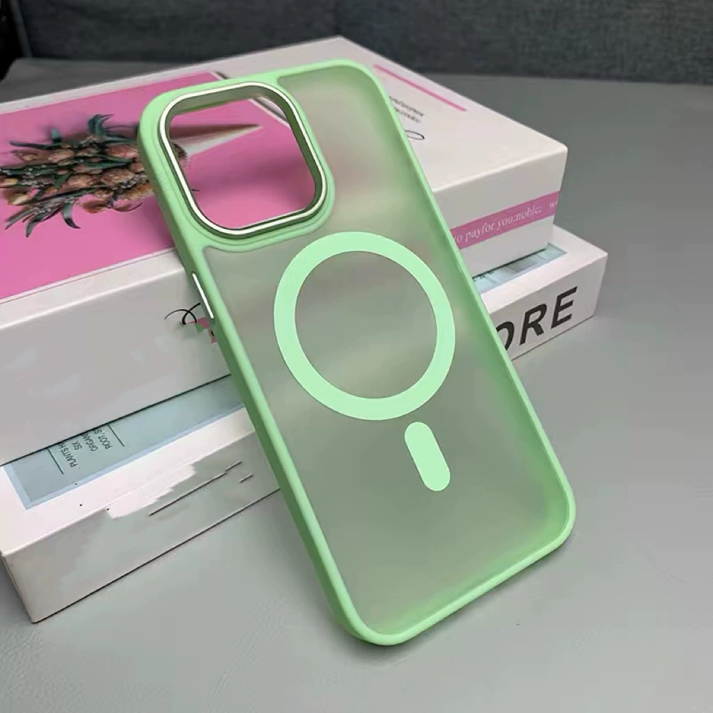 Чехол для телефона (Apple) iPhone 17 серии, матовый, с кольцом MagSafe-подобным, антивандальный