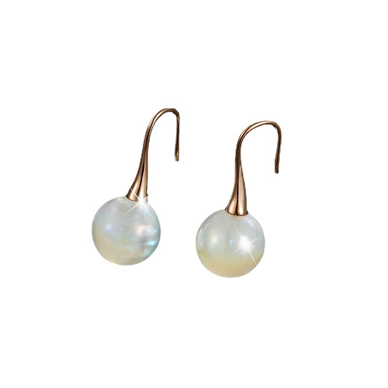 Joyería de Xuking sirena Ji gancho nicho luz lujo imitación perla pendientes de las mujeres nueva moda temperamento pendientes simples al por mayor