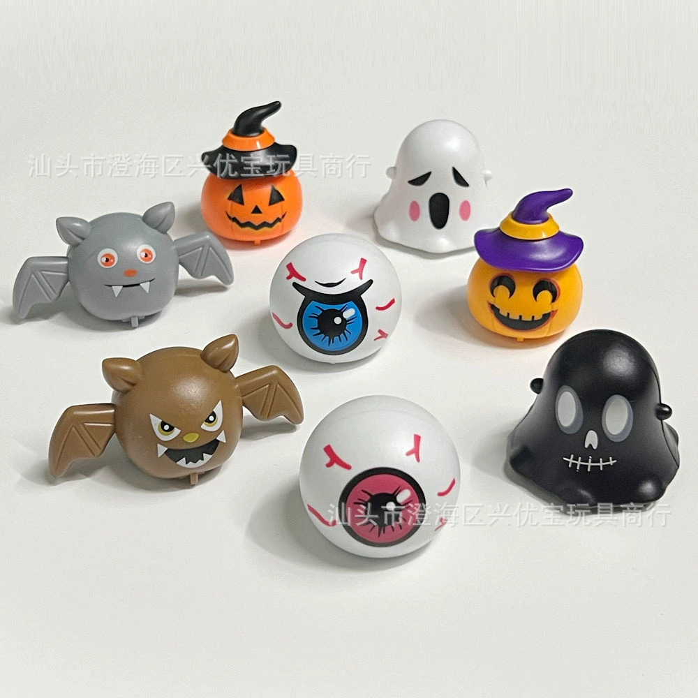 Хэллоуин тыква с откатом игрушка игрушка призрак фестиваль глаз призрак летучей мыши в форме автомобиля для детей
