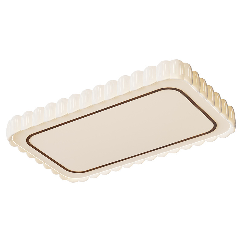 Luz de techo de la sala de estar francesa 2026 nueva cálida y simple protección de los ojos creativa lámpara de pasillo rectangular 461L