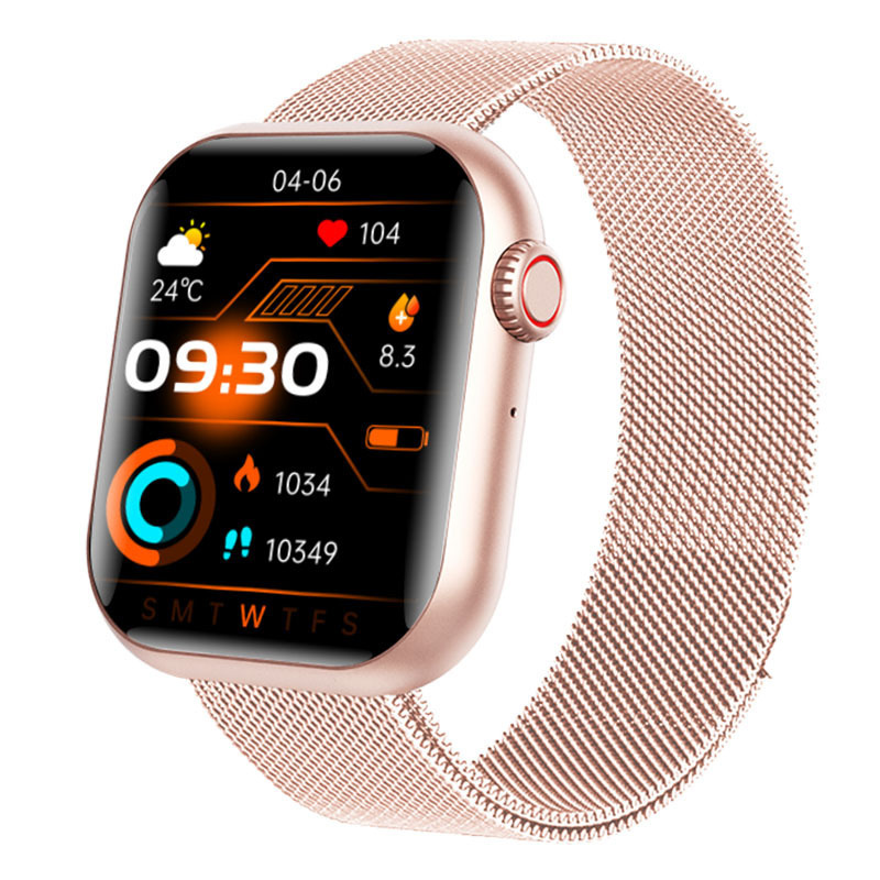 Transfronterizo F108 reloj inteligente deportivo Bluetooth llamada frecuencia cardíaca presión arterial oxígeno termómetro de monitoreo de pulsera de salud