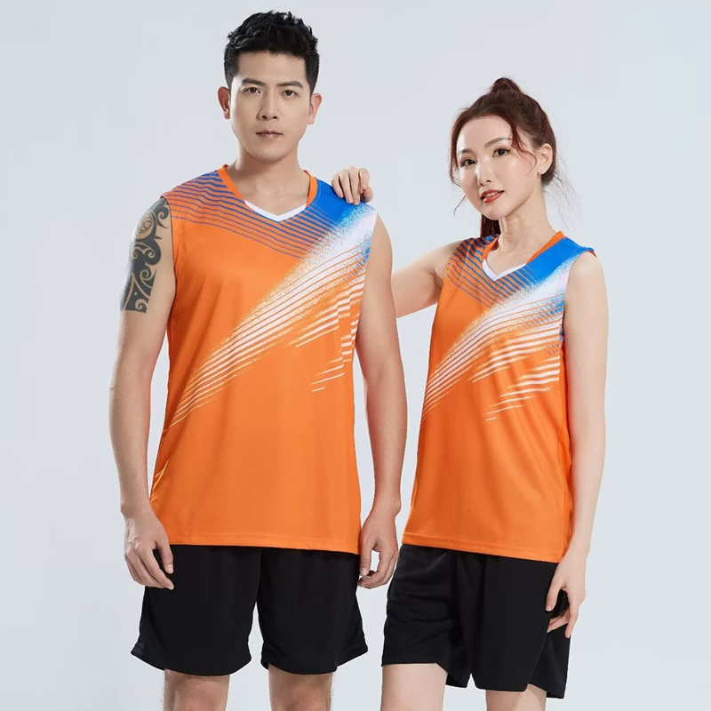 Volleyball uniform sleevless for training for men and women