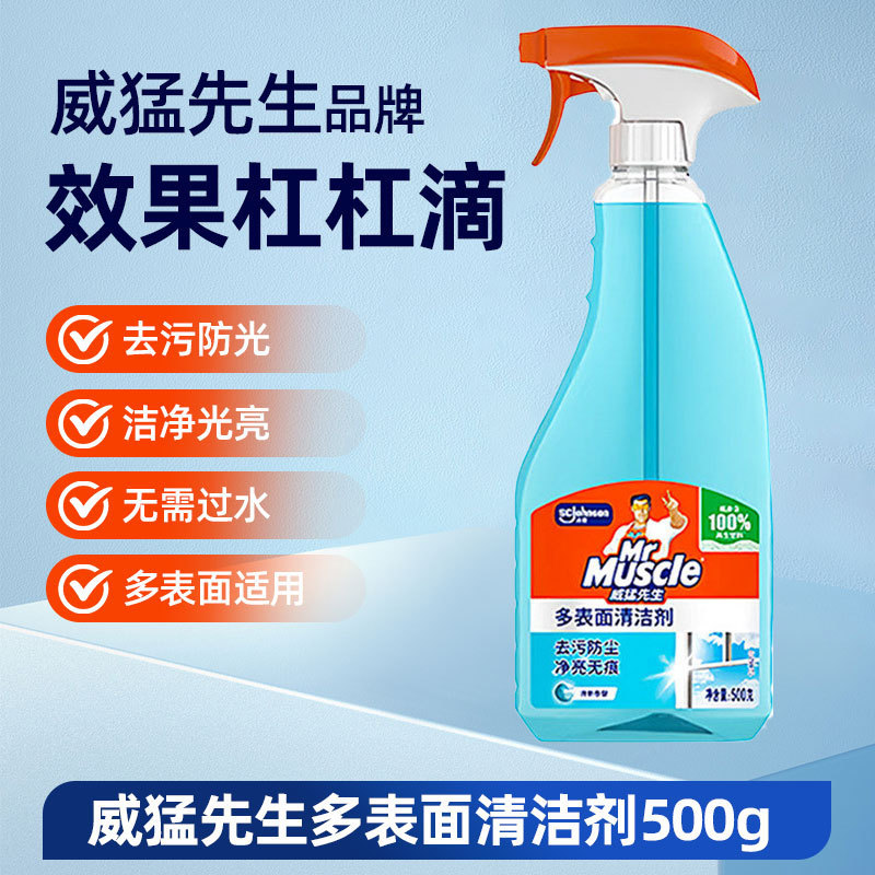 [Big Cleaning] Mr. Mighty Glass Cleaner 500g Multi-Purpose Window Cleaning Spray for Home and Car Glass