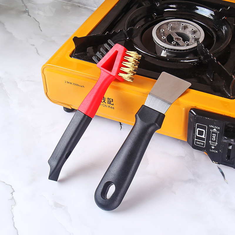 Gas stove cleaner gas stove cleaning brush range hood cleaning tool steel wire brush
