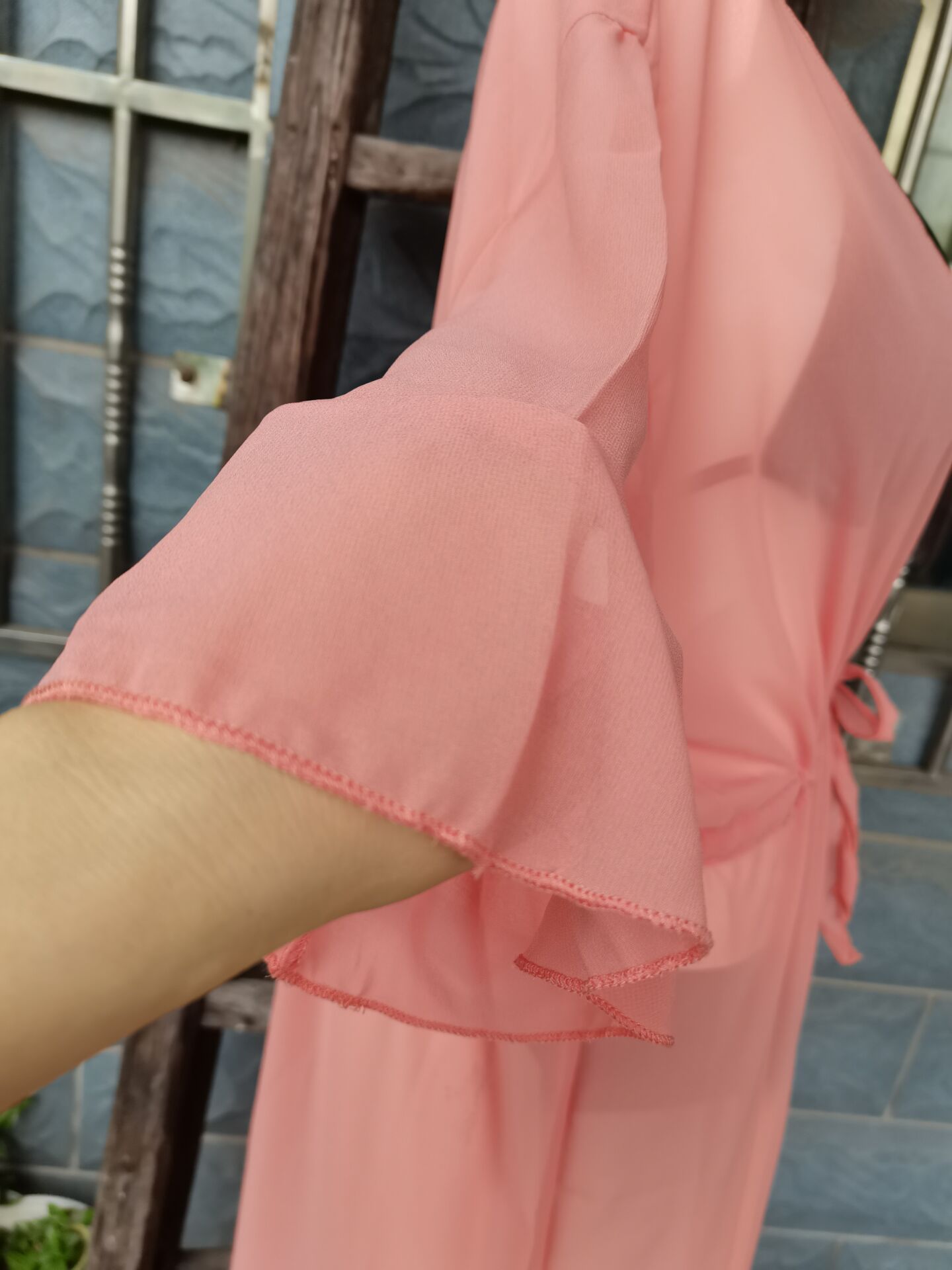 Chiffon Pull-Belt Cardigan Beach Cover - luxiaa, swimsuit cover swimsuit coverups beach swimsuit cover up dress swimsuit coverups