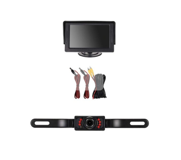 4.3inch High-definition car display monitor, electric vehicle reversing camera, reversing priority display, car central control display