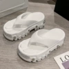 White flip flops