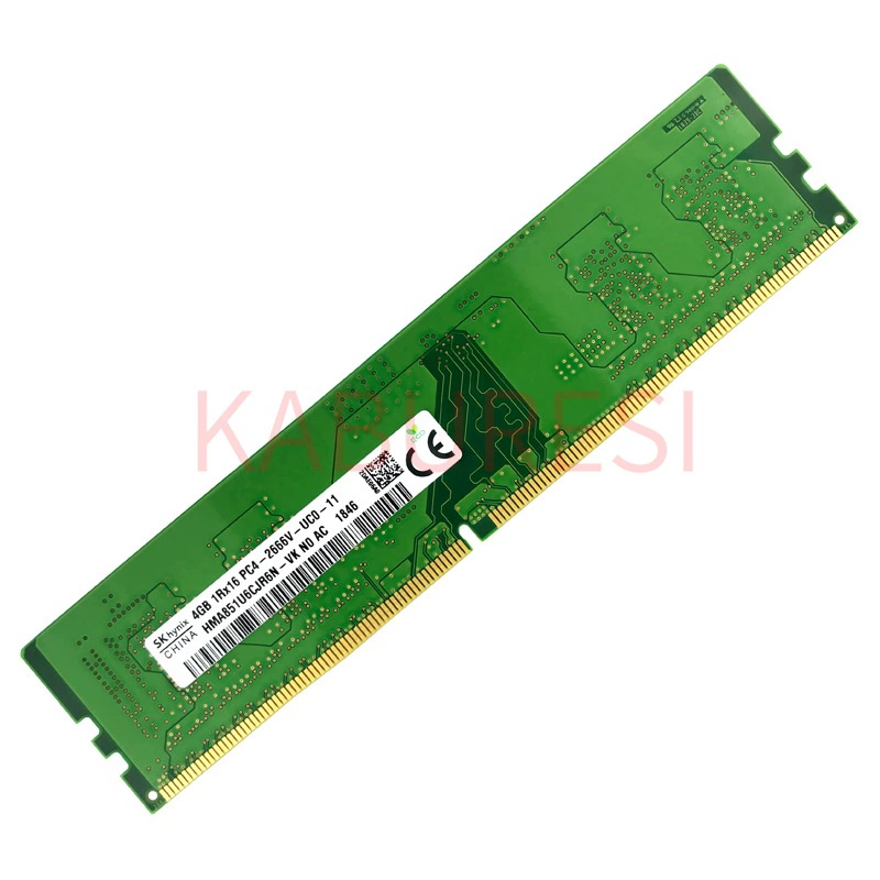 Hynix DDR4 4G 2666MHz планка памяти для настольного компьютера HMA851U6CJR6N-VK
