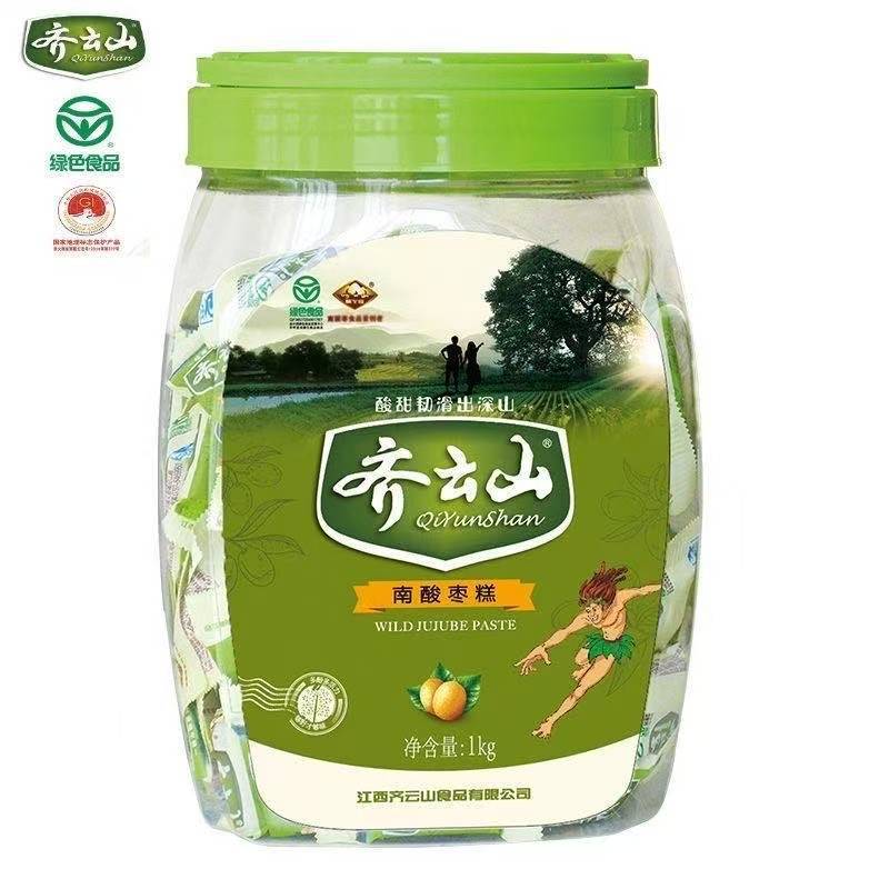 齐云山南酸枣糕1kg桶装 健康绿色食品 江西特产 休闲零食小吃|undefined