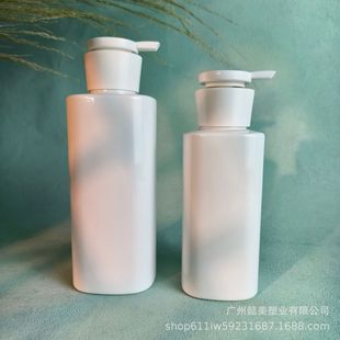 300ml Square Lotion Bottle, 400ml Flat Shoulder Flat Bottom Cylindrical Shampoo Bottle, 500ml Shower Gel Plastic Bottle