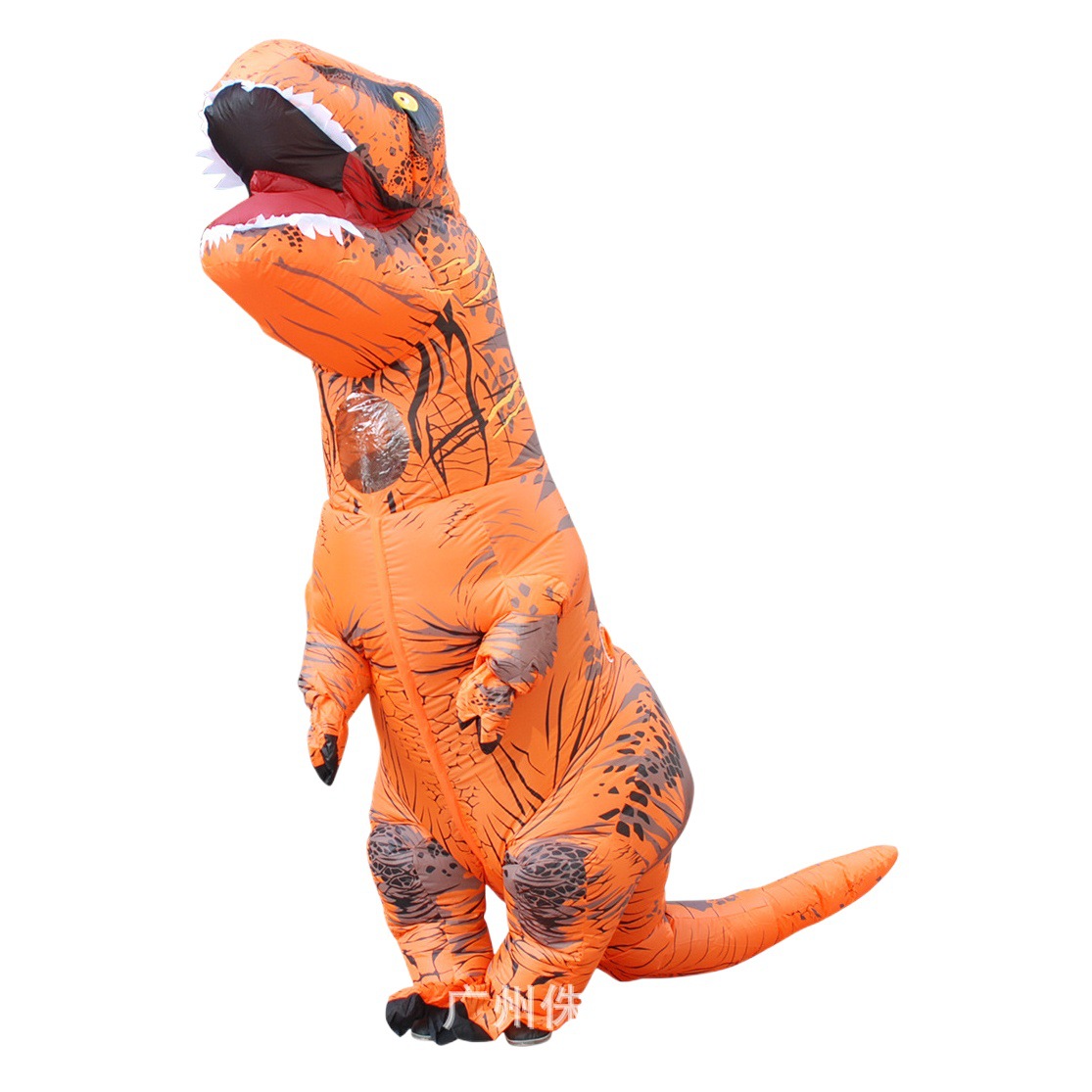 Dinosaurio de halloween ropa inflable tiranosaurio realista ropa inflable divertida ropa de dinosaurio ropa de rendimiento transfronterizo