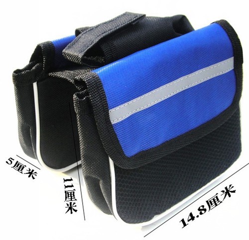Mountain bike beam bag, beam saddle bag, bicycle front bag, unlabeled ordinary front beam bag, riding equipment