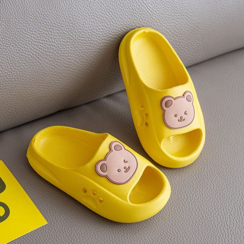 Step-on Feeling Children's Slippers Summer Girl Child Indoor Cartoon Cute Non-slip Soft Sole Parent-child Boy Child Baby Cooling Slippers