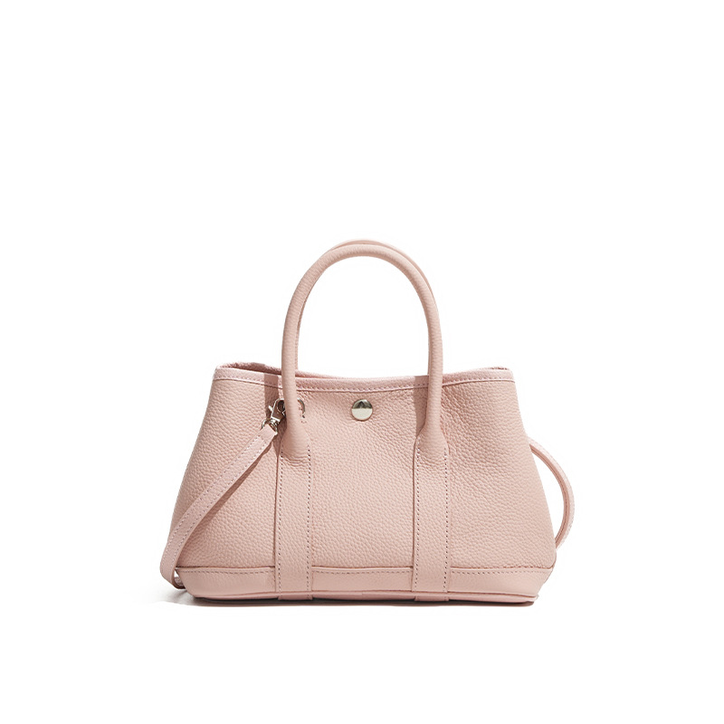 Niche Design New Crossbody Genuine Leather Women's Bag - Premium Top Grain Cowhide Mini Handheld Garden Bag - Thumbnail 8