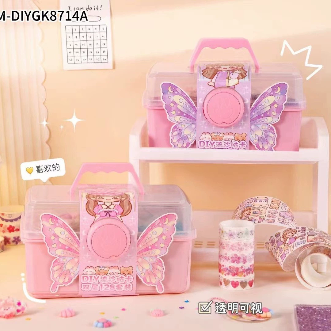 Cream card holder, toy, sticker handmade, luxurious children's materials set, DIY