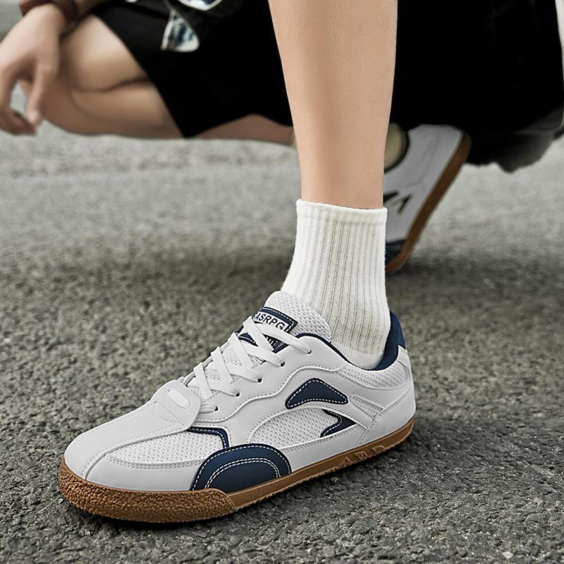 Zapatos de malla de gran tamaño transfronterizos para hombres Zapatos Forrest Gump retro delgados transpirables con suela blanda Zapatos casuales de moda de verano 2025 para hombres