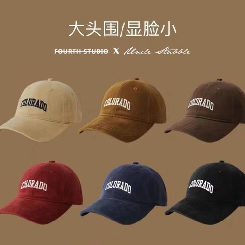 Big Head Bucket Hat 2024 Summer New Wide Brim Deep Crown Face Slimming Women's Soft Top Duckbill Hat Men's Trendy