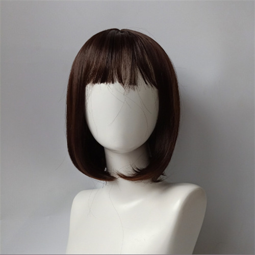 Korean Doll Wig Headband Women's Short Hair Bob Air Bangs Cross-Border Foreign Trade AliExpress Source Straight Hair
