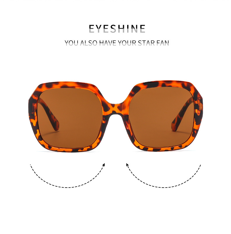 Fashion Color Block Ac Special-shaped Mirror Patchwork Full Frame Women's Sunglasses display picture 4