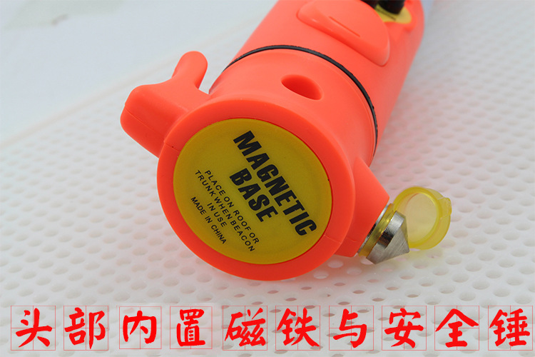 Car safety hammer car multifunctional first aid strong flash flashlight car emergency escape fire hammer window breaker